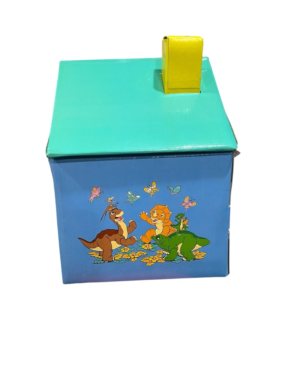 Vtg The Land Before Time Dinosaur Movie 40 Piece Art Set Cardboard Chest Drawers - Picture 6 of 11